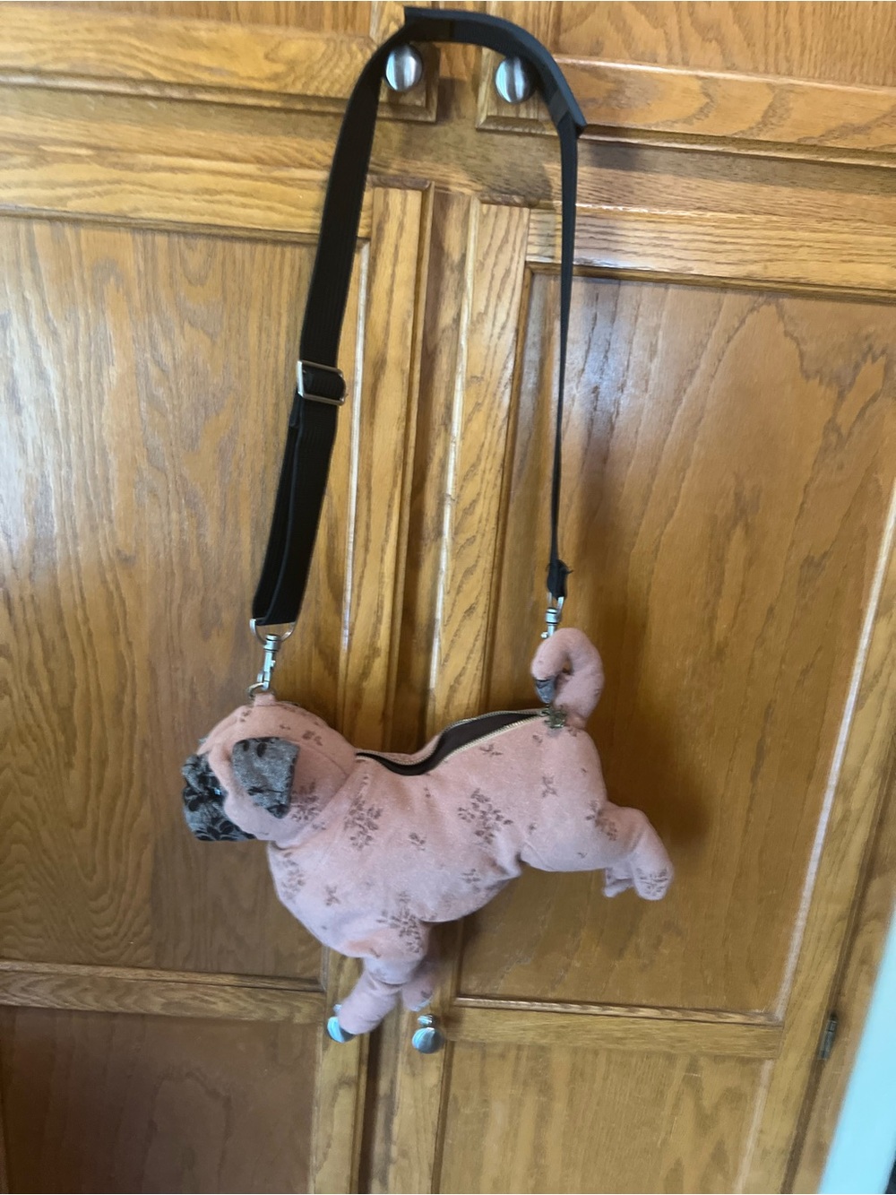 Fuzzy Nation 3D Pug Purse